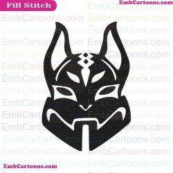 Fortnite Drift Spray Silhouette Embroidery Design 04