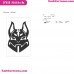 Fortnite Drift Spray Silhouette Embroidery Design 04