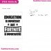 Fortnite Education Is Important But Is Importanter Silhouette Embroidery Design