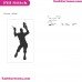 Fortnite Emotes Dance Moves Silhouette Embroidery Design 04