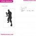 Fortnite Emotes Dance Moves Silhouette Embroidery Design 09