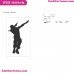 Fortnite Emotes Dance Moves Silhouette Embroidery Design 25