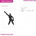 Fortnite Emotes Dance Moves Silhouette Embroidery Design 28