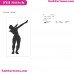 Fortnite Emotes Dance Moves Silhouette Embroidery Design 30