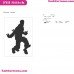 Fortnite Emotes Dance Moves Silhouette Embroidery Design 40