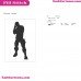 Fortnite Emotes Dance Moves Silhouette Embroidery Design 42