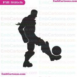 Fortnite Emotes Dance Moves Silhouette Embroidery Design 45