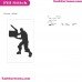 Fortnite Emotes Dance Moves Silhouette Embroidery Design 48