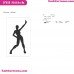 Fortnite Emotes Dance Moves Silhouette Embroidery Design 51