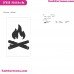 Fortnite Fire Silhouette Embroidery Design