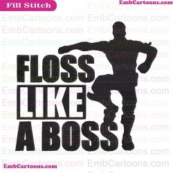 Fortnite Floss Svg Embroidery Design 4