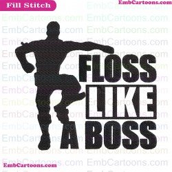 Fortnite Floss Svg Embroidery Design 5