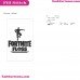 Fortnite Floss Svg Embroidery Design 9