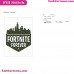 Fortnite Forever Fortnite Silhouette Embroidery Design 01