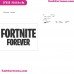Fortnite Forever Fortnite Silhouette Embroidery Design 03
