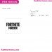 Fortnite Forever Fortnite Silhouette Embroidery Design 03