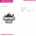 Fortnite Funny Svg Embroidery Design