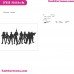 Fortnite Group Silhouette Embroidery Design 01