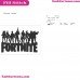 Fortnite Group Silhouette Embroidery Design 02