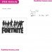 Fortnite Group Silhouette Embroidery Design 03
