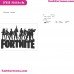 Fortnite Group Silhouette Embroidery Design 03