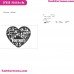 Fortnite Heart Silhouette Embroidery Design