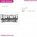 Fortnite Highlights Silhouette Embroidery Design 02