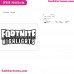 Fortnite Highlights Silhouette Embroidery Design 02