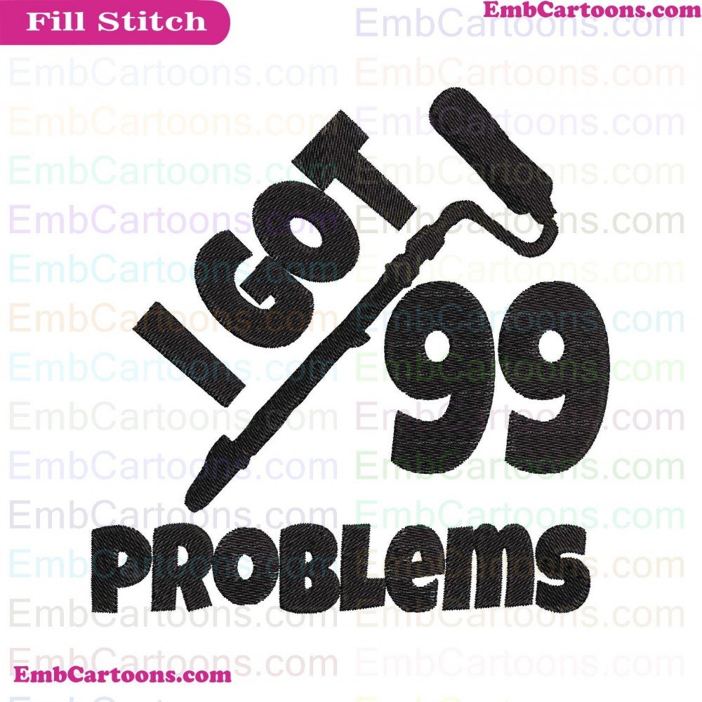 Fortnite I Applique Design, Fortnite I Embroidery Design, I Got Applique Design, I Got Embroidery Design, Got 99 Applique Design, Got 99 Embroidery Design, 99 Problems Applique Design, 99 Problems Embroidery Design, Problems Silhouette Applique Design, Pr