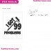 Fortnite I Got 99 Problems Silhouette Embroidery Design 02