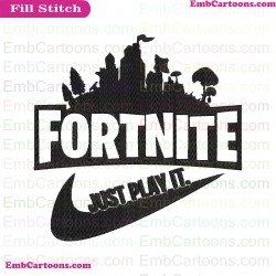 Fortnite Just Play It Svgfortnite Bundle Fortnite Alphabet Svgfortnite Font Svgfortnite Bundle Embroidery Design
