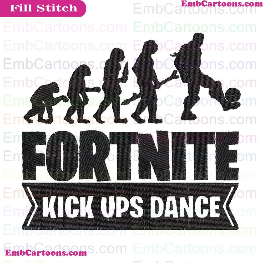 Fortnite Kick Applique Design, Fortnite Kick Embroidery Design, Kick Ups Applique Design, Kick Ups Embroidery Design, Ups Dance Applique Design, Ups Dance Embroidery Design, Dance Svg Applique Design, Dance Svg Embroidery Design, Svg Fortnite Applique Des