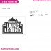 Fortnite Living Legend Svg Dxf Png Eps Embroidery Design
