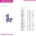 Fortnite Llama Silhouette Embroidery Design 06
