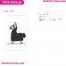Fortnite Llama Silhouette Embroidery Design 07