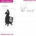 Fortnite Llama Silhouette Embroidery Design 08