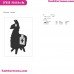 Fortnite Llama Silhouette Embroidery Design 08