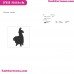 Fortnite Llama Silhouette Embroidery Design 10