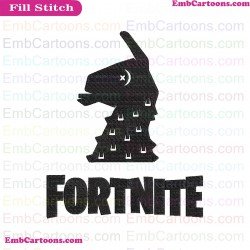 Fortnite Llama Silhouette Embroidery Design 12