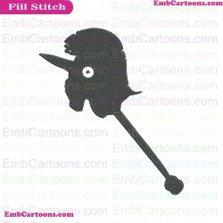 Fortnite Llama Silhouette Embroidery Design 14