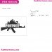 Fortnite Logo On Ak47 Silhouette Embroidery Design