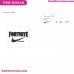 Fortnite Logo Silhouette Embroidery Design 08