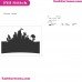 Fortnite Logo Silhouette Embroidery Design 10