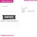 Fortnite Logo Silhouette Embroidery Design 22
