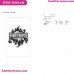 Fortnite Logo Silhouette Embroidery Design 23
