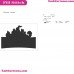 Fortnite Logo Silhouette Embroidery Design 24