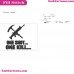 Fortnite One Shot One Kill Svg Embroidery Design