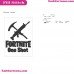 Fortnite One Shot Svg Embroidery Design