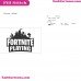 Fortnite Playing Svg Embroidery Design