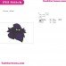 Fortnite Raven Silhouette Embroidery Design 01